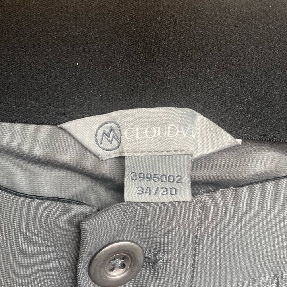 Men's Cloudveil Pants Size 34/30 Gray - Picture 4 of 7